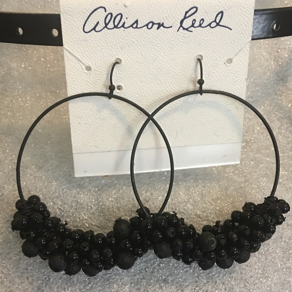 Allison Reed ~ Beaded Hoop Earrings